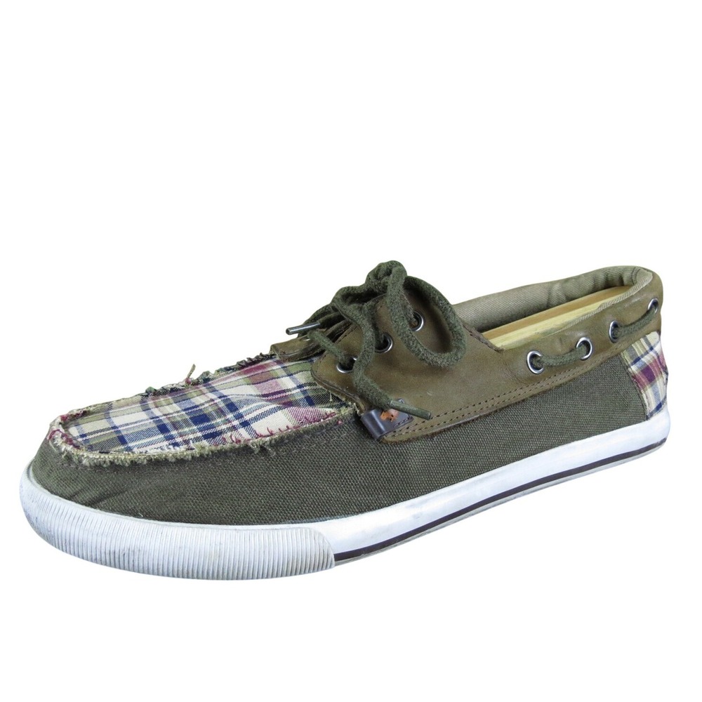 Rocket Dog Men's  Boat Shoe Brown‎ Fabric Size 9 Medium  Used 2025